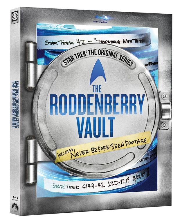 Star Trek: The original Series - The Roddenberry Vault, con material nunca antes visto incluyendo tomas alternativas, escenas eliminadas, diálogos omitidos, tomas falsas, y los elementos de efectos visuales originales.