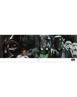 Folleto de arte promocional y de mercadotecnia de Rogue One