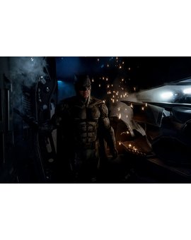 Batman con el nuevo Bat-Traje Táctico en Justice League :)