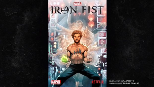 Iron Fist (Puño de Hierro), portada del cómic preludio en la New York Comic Con
