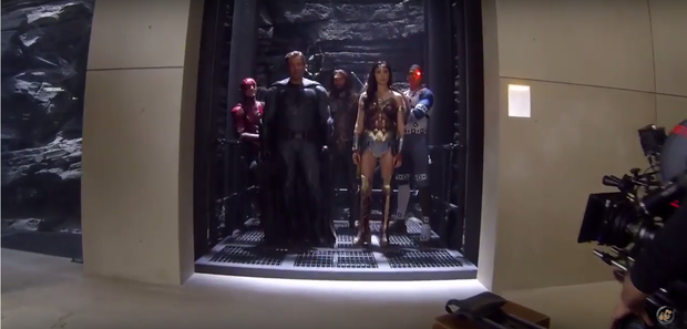Video tras las cámaras de Justice League (La Liga de la Justicia) compartido por la cuenta oficial de twitter de la película