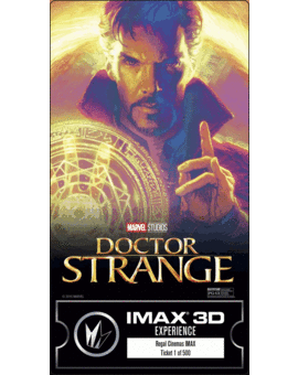 Doctor Strange, entradas coleccionables de Paolo Rivera de la experiencia IMAX® 3D
