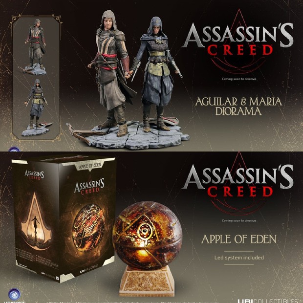 Figuras de la película de  Assassin´s Creed
