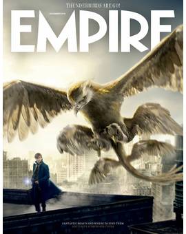 Portada especial de EMPIRE de Animales Fantásticos con Ash y Zapdos XD