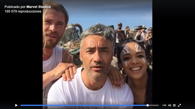 Video de final de rodaje de THOR Ragnarök