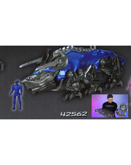 Power Rangers,  mejor vistazo a los  Zords individuales y al Megazord mediante los juguetes 