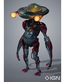 Arte conceptual de Alpha 5 en Power Rangers