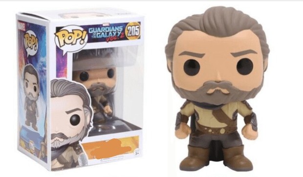 Funko Pop del personaje de Kurt Russell en Guardianes de la Galaxia Vol. 2