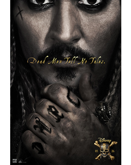 Los muertos no cuentan cuentos, nuevo póster de Piratas del Caribe V