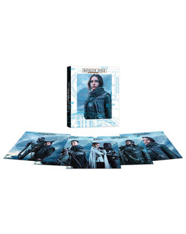 Rogue One, Edición Digipack con postales de Target con 5 discos (3D + 2D + Extras + DVD + DVD con dos extras más)
