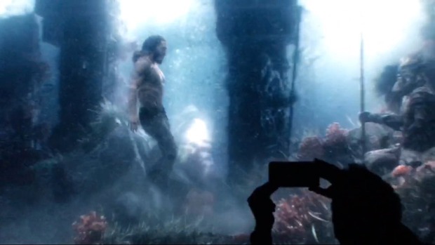 Aquaman, metraje de prueba