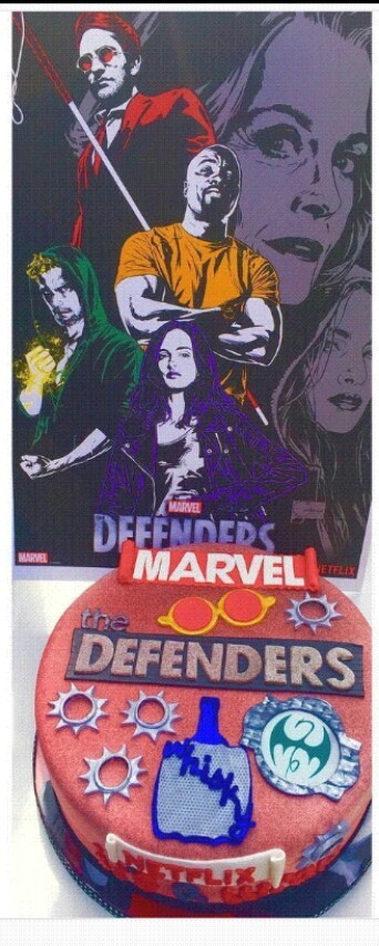 Arte promocional de Los Defensores