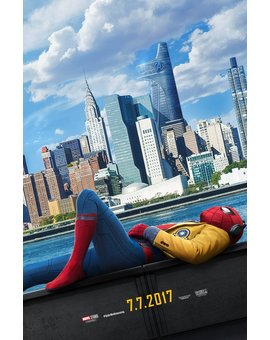 Los deberes pueden esperar. La ciudad no. Primer póster de Spiderman Homecoming