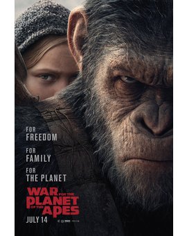 War For The Planet Of The Apes, trailer oficial y póster