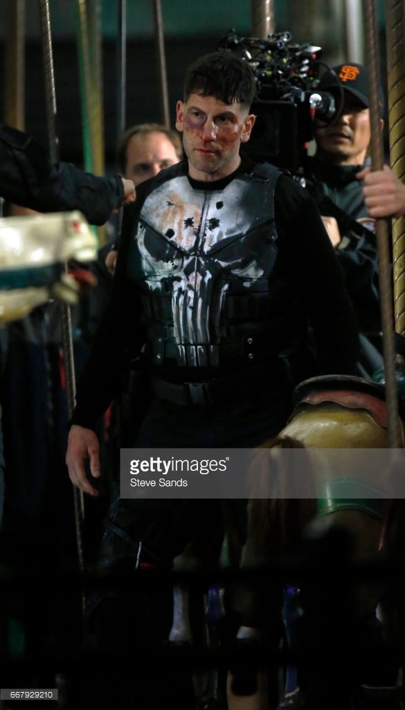 Nuevas imágenes de Jon Bernthal en el rodaje de  Punisher (El Castigador) de Netflix