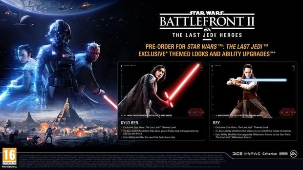 Nuevo vistazo a Rey y Kylo en Los Últimos Jedi gracias al descargable de BattleFront II