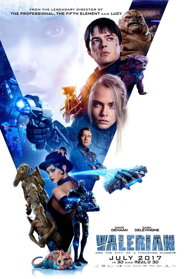 Valerian y la Ciudad de los Mil Planetas, póster