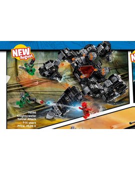 Sets de Lego del Knightcrawler, el Flying Fox y de Atlantis con el primer vistazo al Steppenwolf