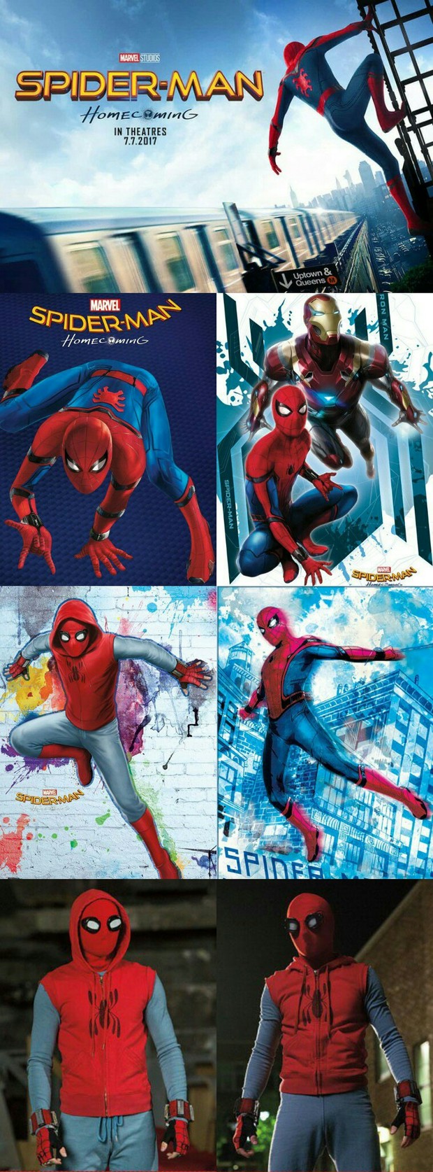 Nuevo póster y material promocional de Spider-Man HomeComing