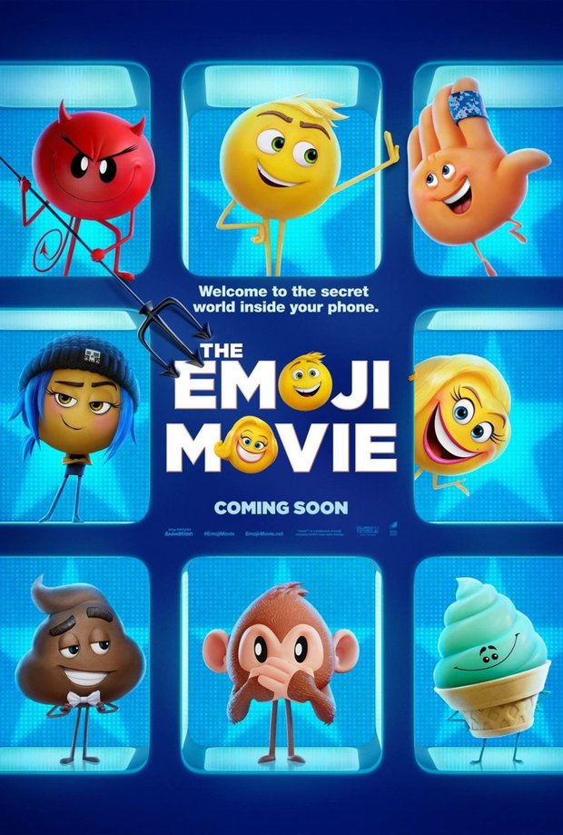 Póster y trailers de la Emoji Película