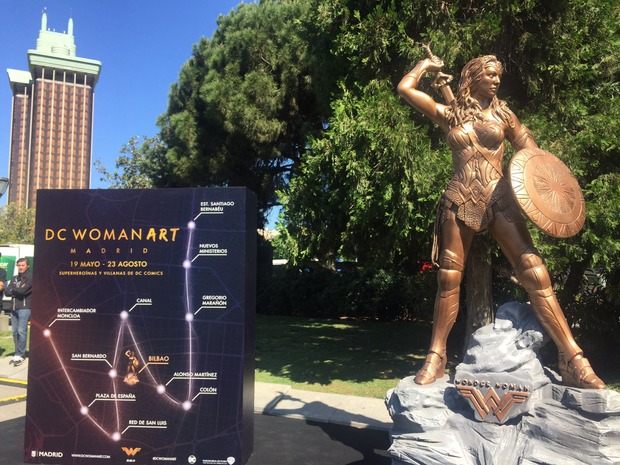 Del 19 de mayo al 23 de agosto, disfruta en Madrid de #DCWomanArt 