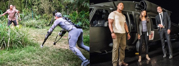 Primeras imágenes de Rampage, con La Roca, Naomie Harris y Jeffery Dean Morgan.