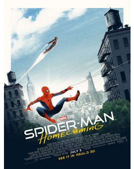 Suite de Spiderman HomeComing y póster de Matt Ferguson para OdeonCinemasuk 