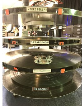 Diferencia de tamaño de los rollos de película  IMAX de las cintas de Christopher Nolan