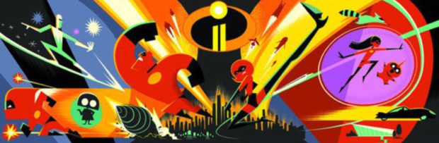 Los Increíbles II, arte promocional de la Expo D23