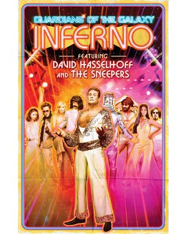 Guardians Inferno, póster del videoclip que vendrá en los extras de Guardianes de la Galaxia Vol. 2