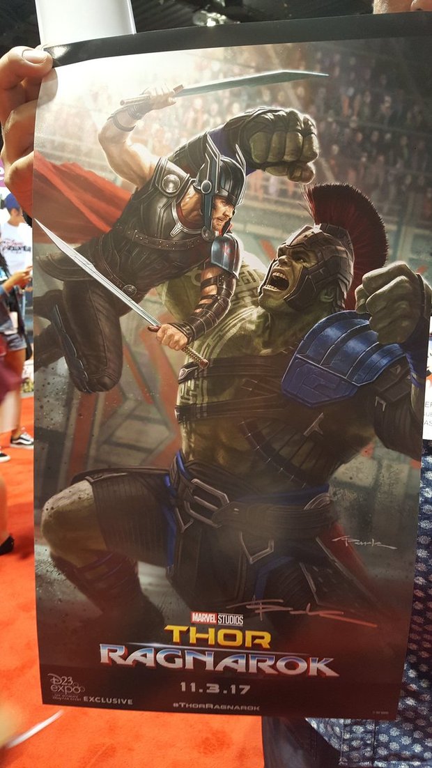Póster exclusivo de la Expo D23 e imágenes promocionales de Thor Ragnarok