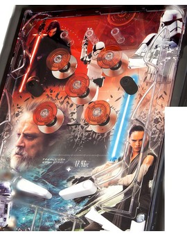Pinball de Los Últimos Jedi con un mejor vistazo a personajes ya vistos en material promocional y juguetes, y a unos nuevos pequeños