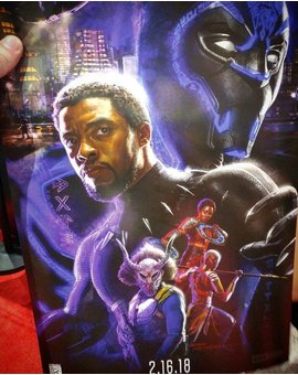 Póster de la Comic Con de Pantera Negra