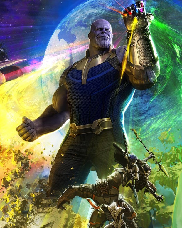 Póster de los villanos de Infinity War