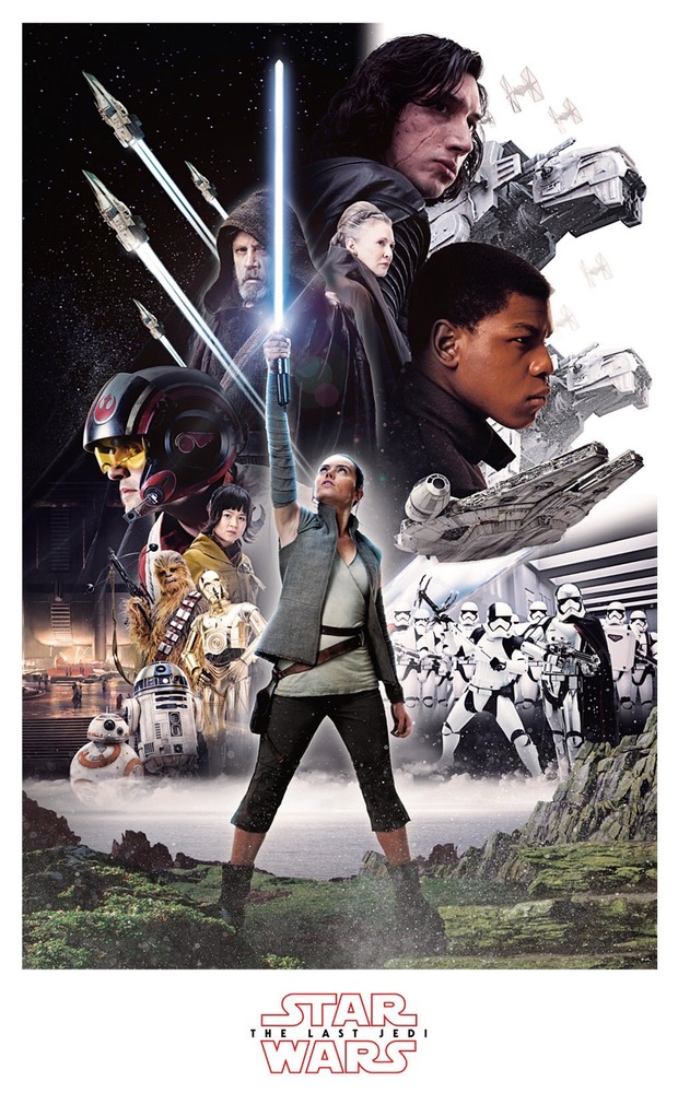 Pósters promocionales, cartas de Topps y otras imágenes de Los Últimos Jedi