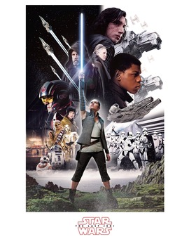 Pósters promocionales, cartas de Topps y otras imágenes de Los Últimos Jedi
