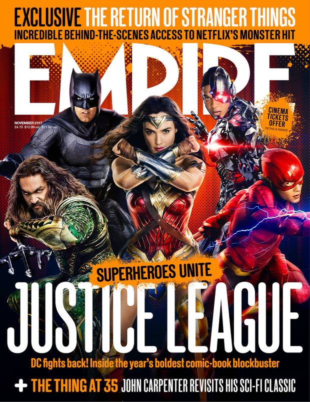 La Liga de la Justicia, portada normal de EMPIRE