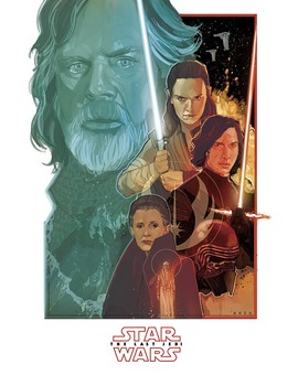 Los Últimos Jedi, póster del artista  Phil Noto