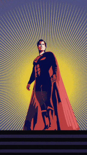 La Esperanza Nunca Muere, póster en movimiento de La Liga de la Justicia con narración de Lois