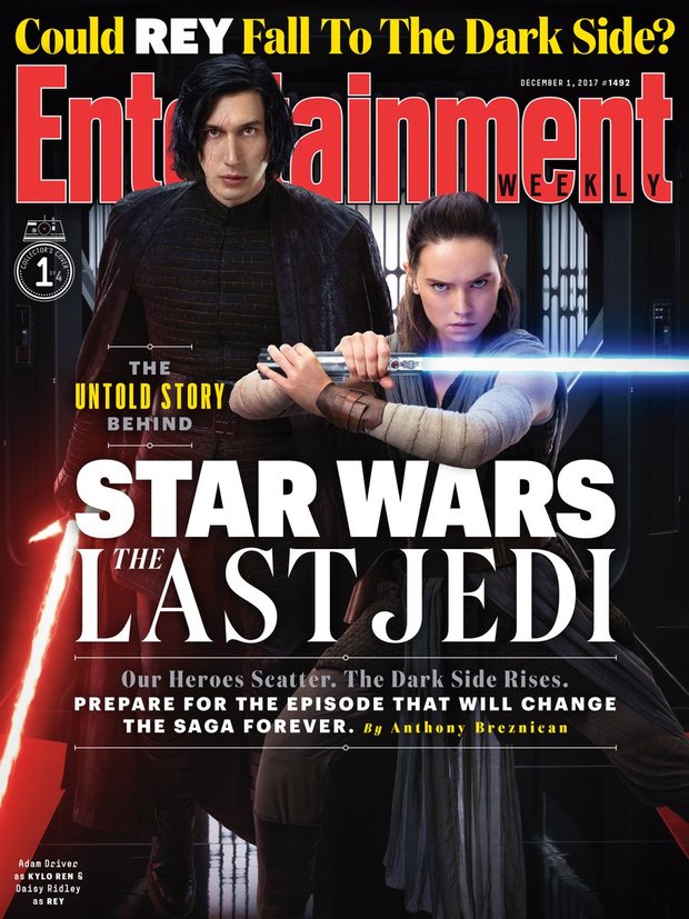 Los Últimos Jedi, portada para coleccionistas  Entertainment Weekly 1 de 4 