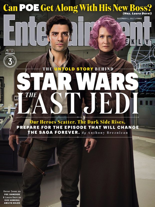 Los Últimos Jedi, portada para coleccionistas  de Entertainment Weekly 3 de 4 