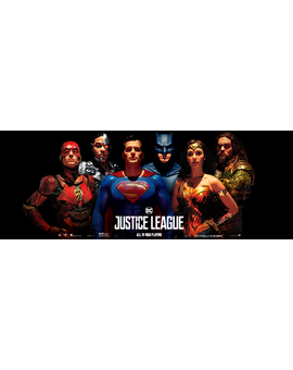 Otro póster con La Liga de la Justicia al completo