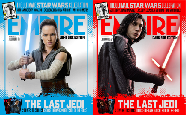Portadas de EMPIRE de Los Últimos Jedi; confirmada la duración de 151 minutos