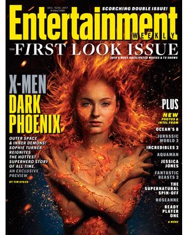 Portada de Entertainment Weekly con el primer vistazo a X MEN Fénix Oscura
