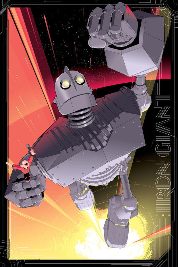 El Gigante de Hierro, póster de Craig Drake