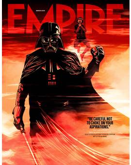 Portada para subscriptores del número especial de EMPIRE con los Grandes Villanos, con ilustración de  Pete Ware ( 17th & Oak )