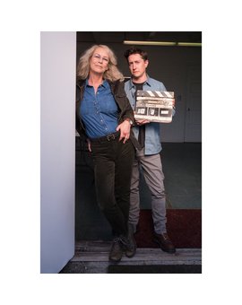 Foto de Jamie Lee Curtis desde el set de la nueva entrega de Halloween