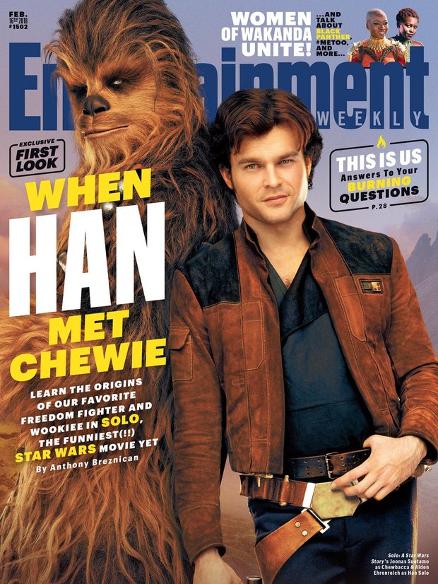 Han y Chewie en portada de Entertainment Weekly y galería de imágenes