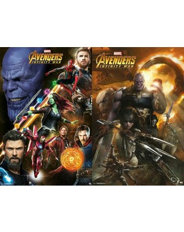 Pósters promocionales de La Guerra del Infinito