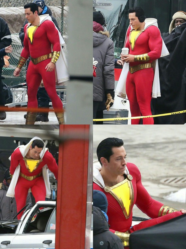 Mejor vistazo al traje de Shazam!